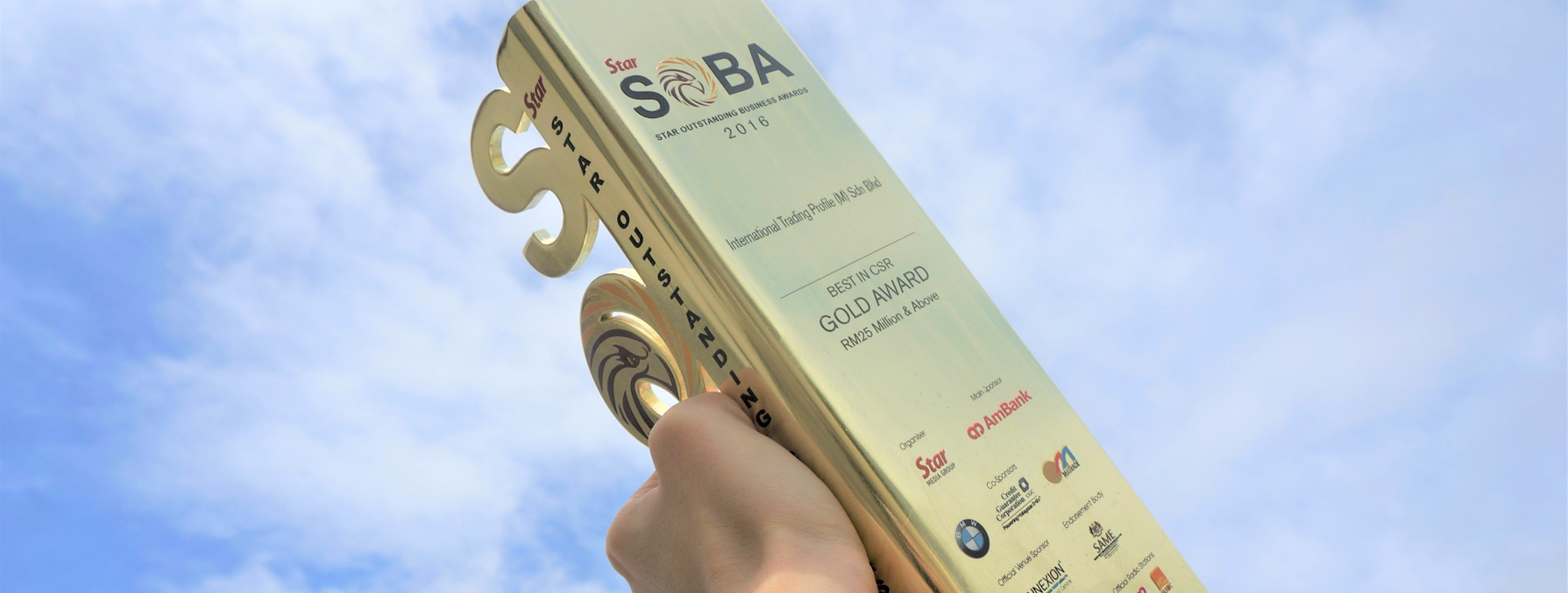 ITP is rewarded with Gold Award in Best CSR by SOBA Awards (17 Jan 2017)